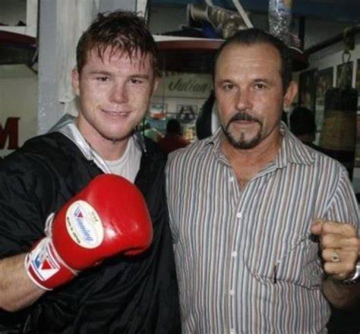 Canelo Alvarez with father