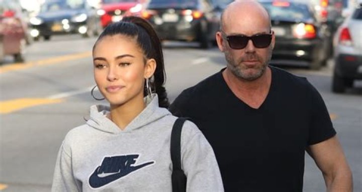 Madison Beer with her dad