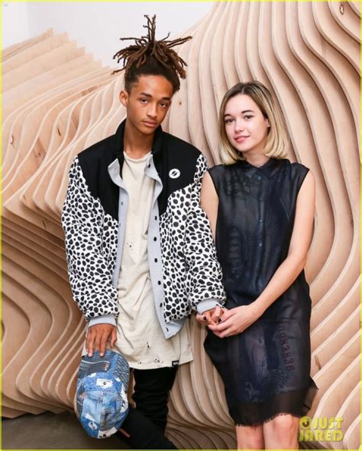 Sarah Snyder with Jaden Smith
